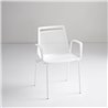 Office stackable chair with armrests - Akami