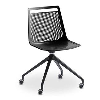 Swivel office chair with wheels - Akami | Gaber