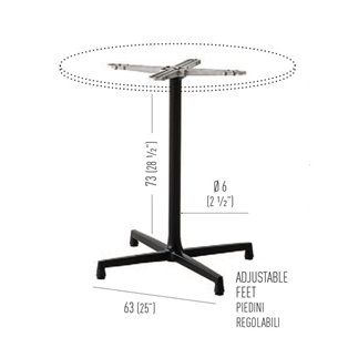 Base Bar Table - Amica | Gaber