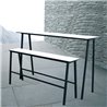 Outdoor bar bench - Format