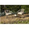 Outdoor Table and Armchair with pillows Set - Raff