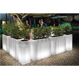 Outdoor Planter with LED Light - Lyxo - Nebula | ISArreda