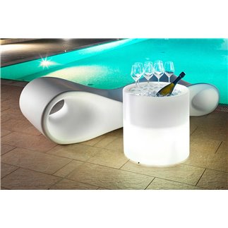 LED Light Storage Coffee Table - Lyxo - Blok Party | ISArreda