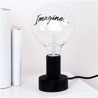 Table Lamp with Phrase - Tavolotto Mood | IsaProject