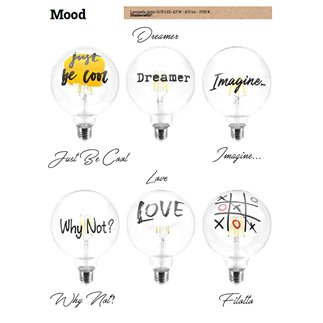 Table Lamp with Phrase - Tavolotto Mood | IsaProject