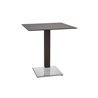 Table Base with Wooden Column - Natural Tiffany