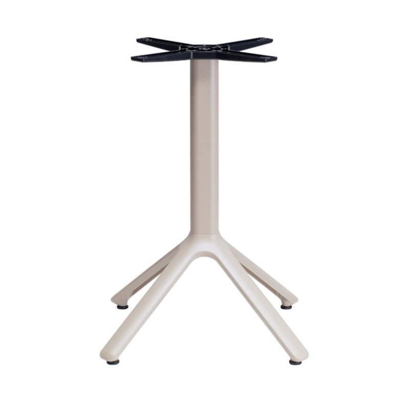 Aluminum Table Base with 4 Feet H 73 - Nemo | Scab