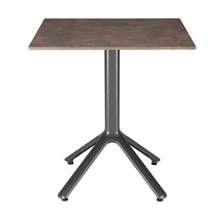 Aluminum Table Base with 4 Feet H 73 - Nemo | Scab