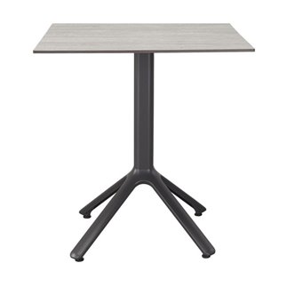 Aluminum Table Base with 4 Feet H 73 - Nemo | Scab