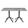 Double Folding Base for Outdoor Table - Nemo Doppio