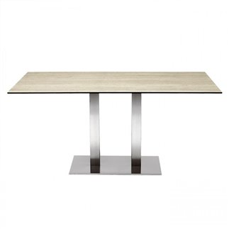 Restaurant Double Column Base Table - Tiffany | Scab