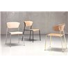 Wooden Chair with Armrests - Lisa