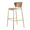 High Wooden Bar Stool - Lisa