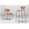 High Wooden Bar Stool - Lisa