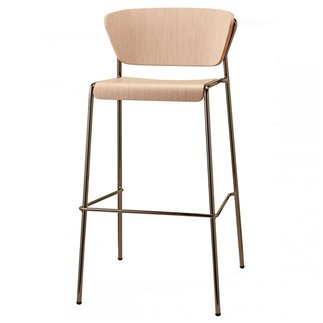 High Wooden Bar Stool - Lisa | Scab