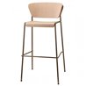 High Wooden Bar Stool - Lisa