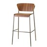 High Wooden Bar Stool - Lisa