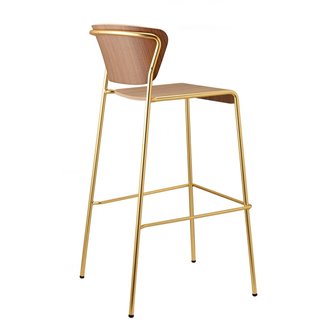 High Wooden Bar Stool - Lisa | Scab