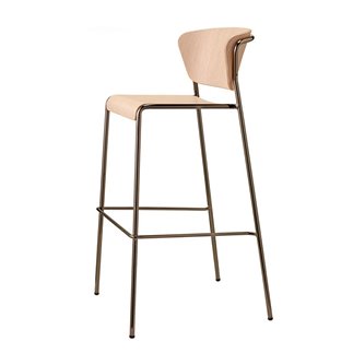 High Wooden Bar Stool - Lisa | Scab