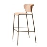 High Wooden Bar Stool - Lisa