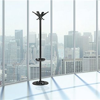 Steel coat stand with umbrella holder - Swing