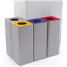 Stainless steel recycling bin - Centolitri