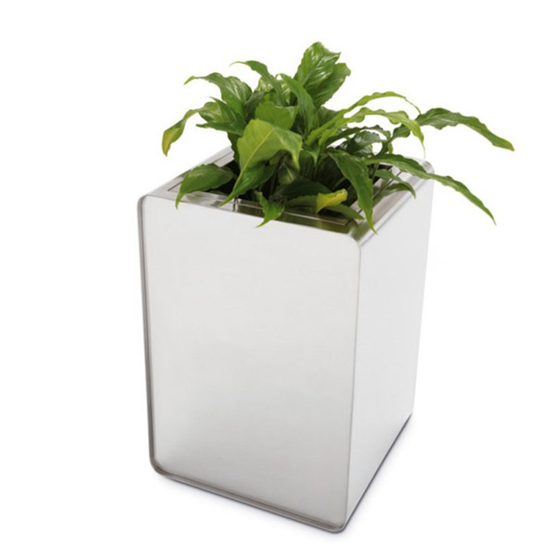 Stainless Steel Planter - Prisma | Caimi Brevetti