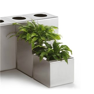 Stainless Steel Planter - Prisma | Caimi Brevetti