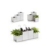 Stainless steel planter - Prisma