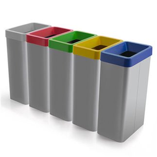 Steel recycling bin - MAXI