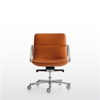 Executive armchair on wheels - Amelie Comfort | Quinti