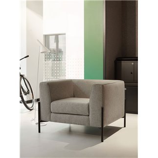 Armchair waiting upholstered - Club