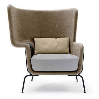 Lounge chair with high back - Hip | Quinti