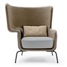 Lounge chair with high back - Hip