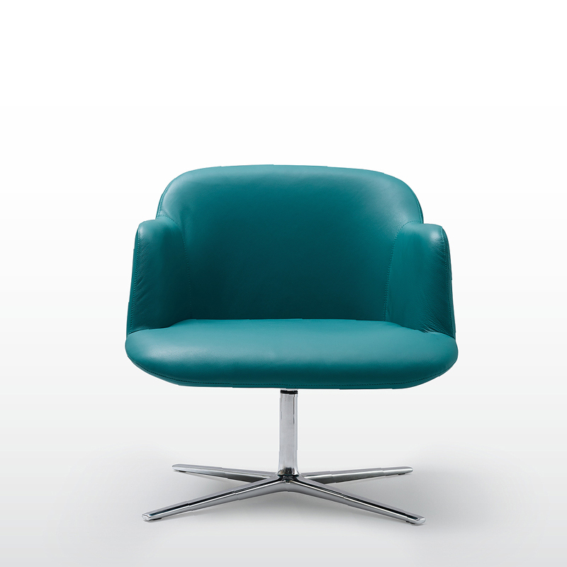 Leather Swivel Armchair - Deep Lounge | Design Online | ISA Project