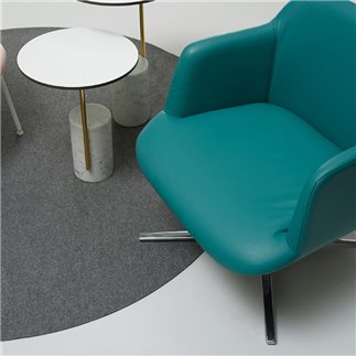 Meeting Swivel upholstered armchair - Deep Lounge | Quinti Sedute