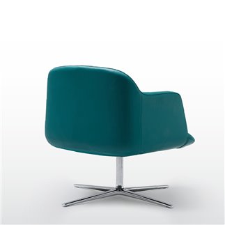 Leather Swivel Armchair - Deep Lounge | Design Online | ISA Project