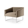 Upholstered armchair with armrests - Thank