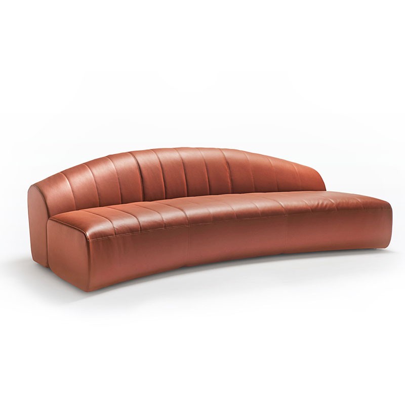 Sofa upholstered in fabric or ecoleather - Parentheses | Quinti