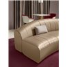 Sofa upholstered in fabric or leather - Parentheses