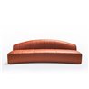Sofa upholstered in fabric or leather - Parentheses
