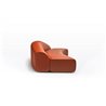 Sofa upholstered in fabric or leather - Parentheses