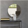 Round mirror with marble base - Prince