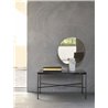 Round mirror with marble base - Prince