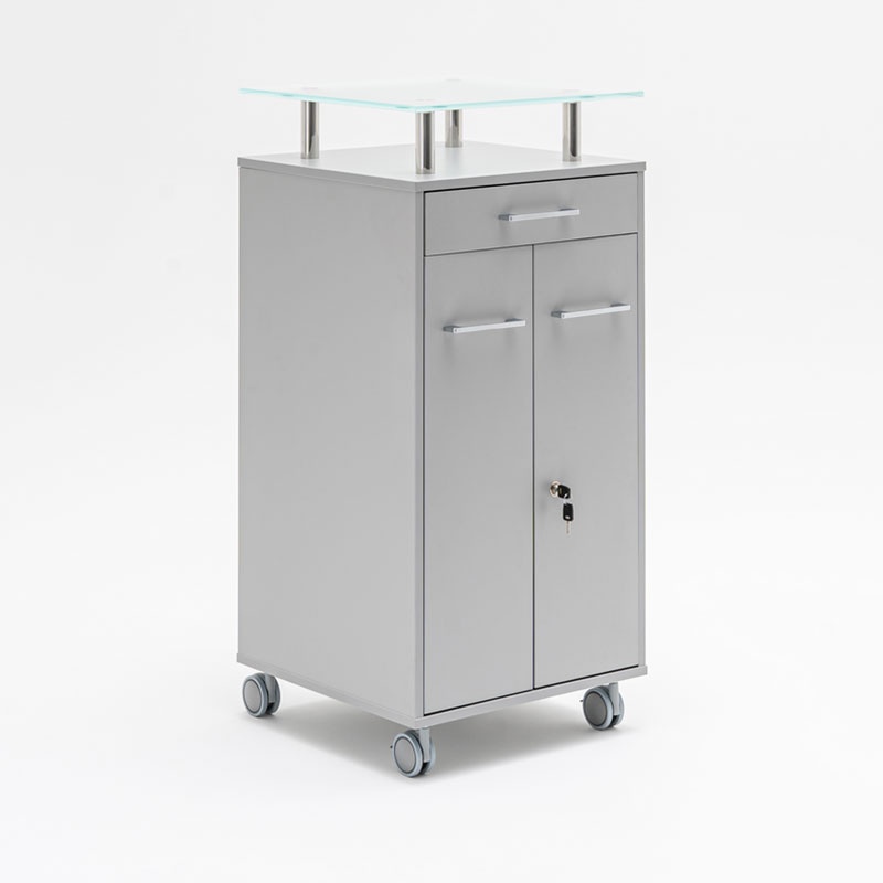 Multifunction storage with castors A3R02 - A3R02 | isacontract.com