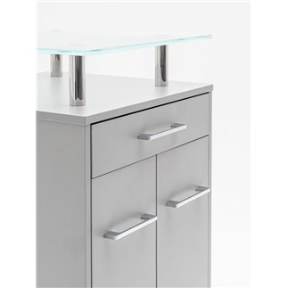 Multifunction storage with castors A3R02 - A3R02 | isacontract.com