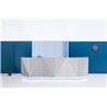 Reception desk in glass - Alpa