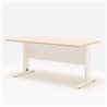 Single operating desk with front panel - Ogi N