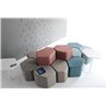 Coloured pouf waiting room - Bazalto