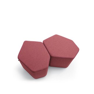 Coloured pouf waiting room - Bazalto | IsaProject